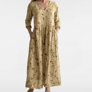 Anne | Długa sukienka maxi w kwiaty