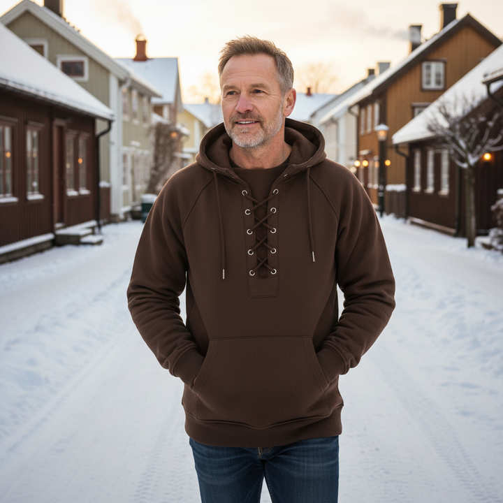Dawson |  Sweter z zamkiem w stylu skandynawskim