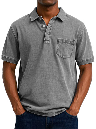 Ronan™ | Męska koszulka polo w stylu vintage