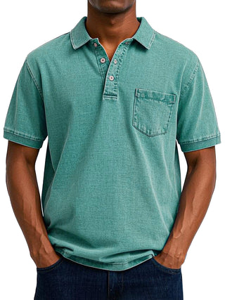 Ronan™ | Męska koszulka polo w stylu vintage