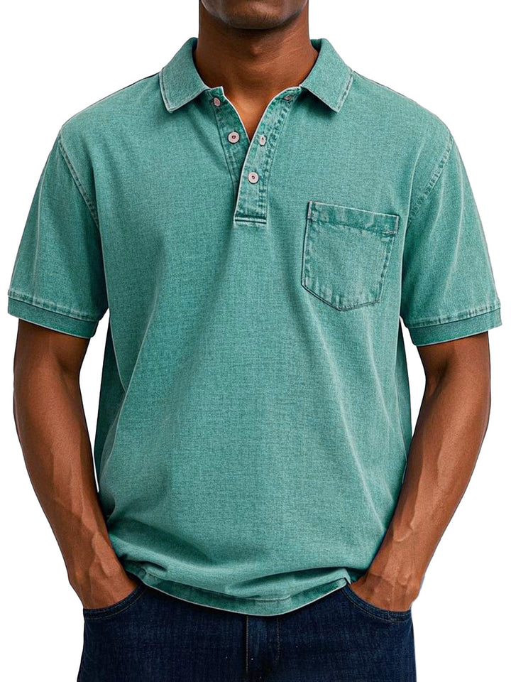 Ronan™ | Męska koszulka polo w stylu vintage