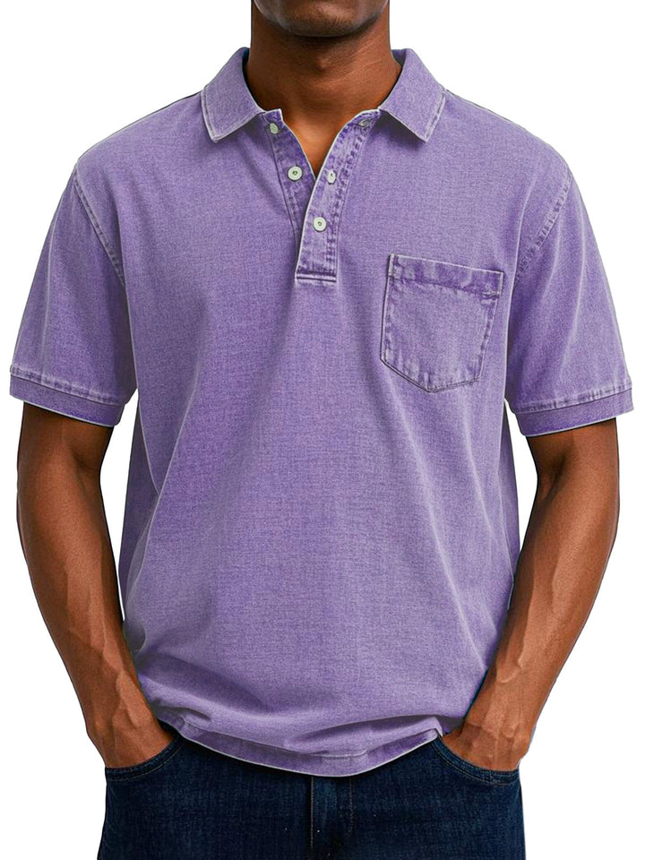 Ronan™ | Męska koszulka polo w stylu vintage
