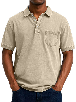 Ronan™ | Męska koszulka polo w stylu vintage