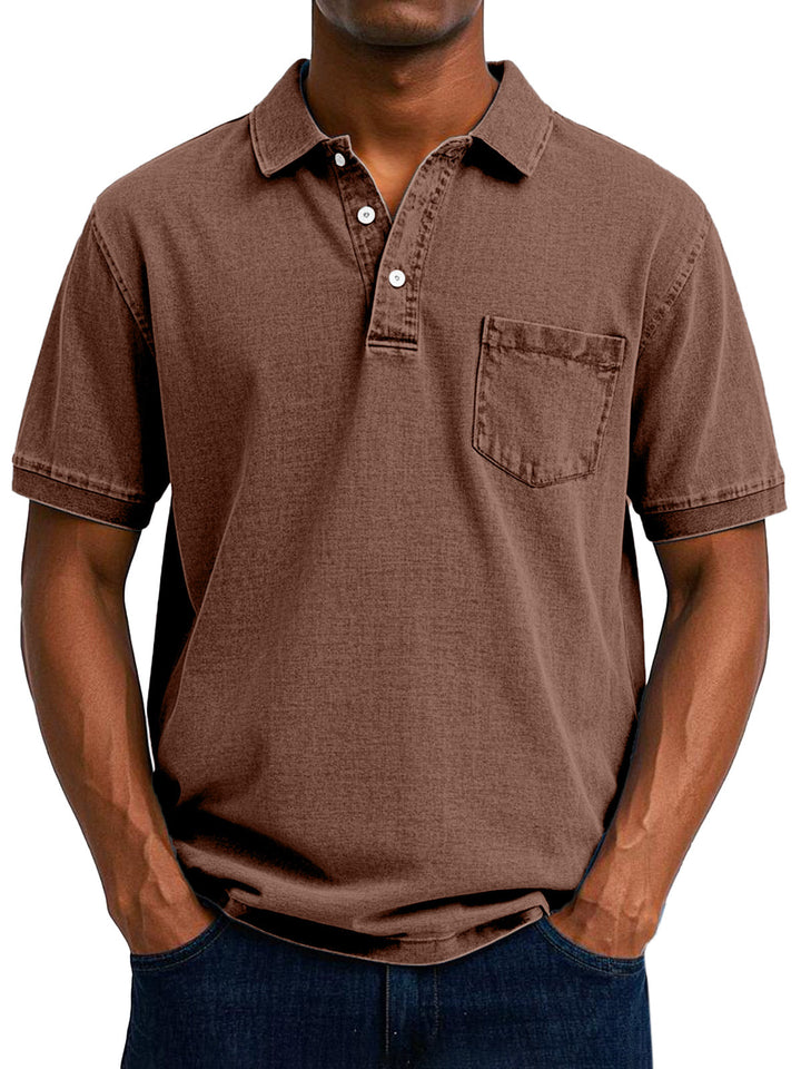 Ronan™ | Męska koszulka polo w stylu vintage