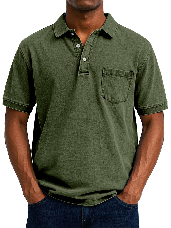 Ronan™ | Męska koszulka polo w stylu vintage