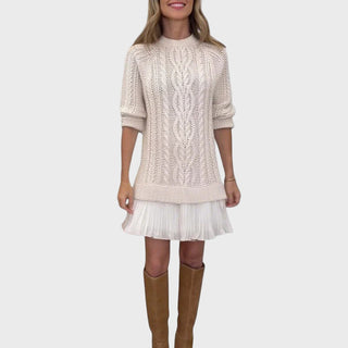 Vale | Elegancka sukienka sweterkowa