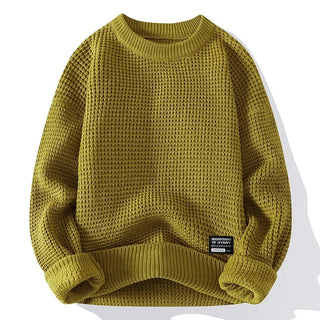Roman | Sweter z dzianiny o strukturze plastra miodu w wersji premium