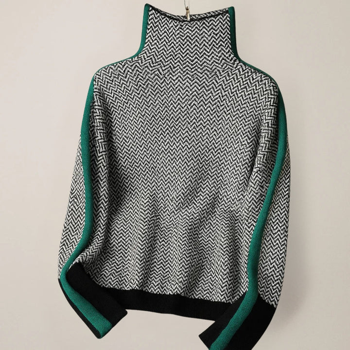 Martina™ | Sweter z wysokim kołnierzem