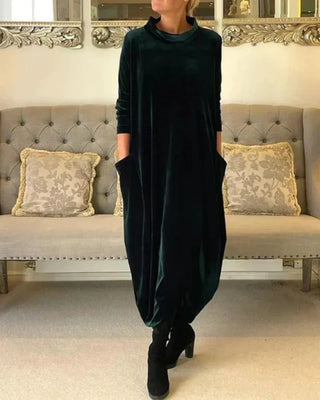 Arianna | Elegancka, stylowa sukienka z wysokim dekoltem