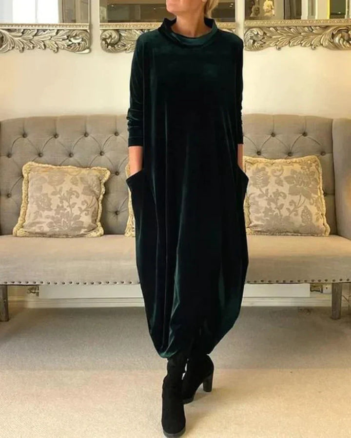 Arianna | Elegancka, stylowa sukienka z wysokim dekoltem