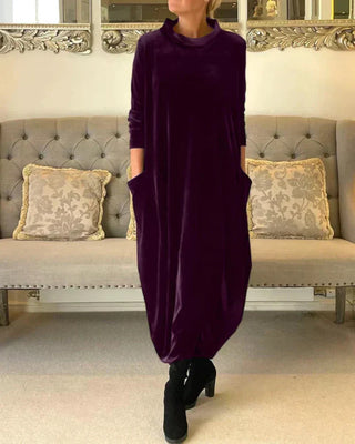 Arianna | Elegancka, stylowa sukienka z wysokim dekoltem