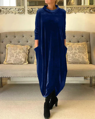 Arianna | Elegancka, stylowa sukienka z wysokim dekoltem