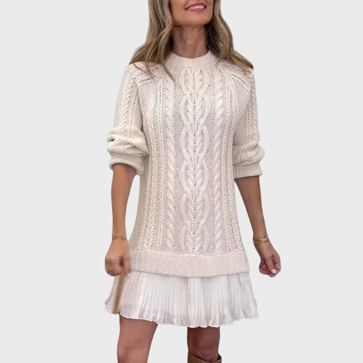 Vale | Elegancka sukienka sweterkowa