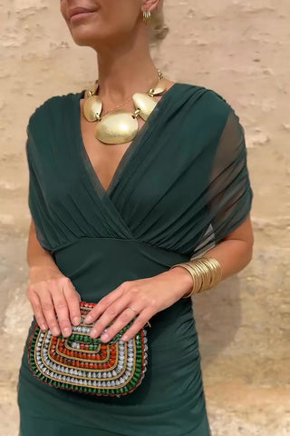 Louise | Elegancka sukienka wieczorowa z dekoltem w serek