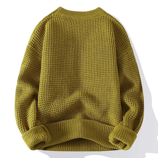 Roman | Sweter z dzianiny o strukturze plastra miodu w wersji premium