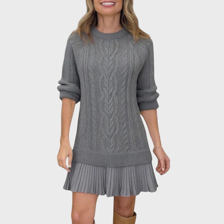Vale | Elegancka sukienka sweterkowa