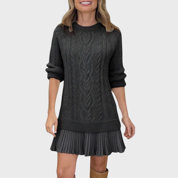 Vale | Elegancka sukienka sweterkowa