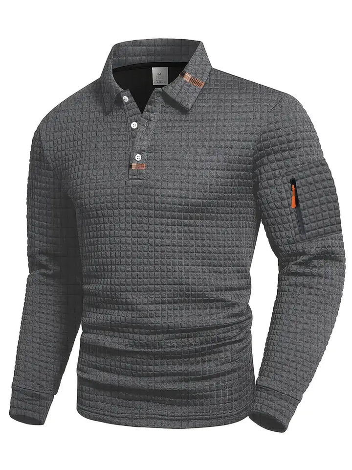 Aaron | Koszulka polo z kieszenią na rękawie
