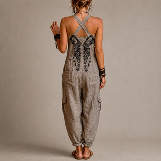 Astrid | Haftowany Kombinezon w Stylu Boho