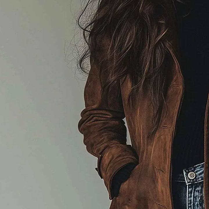Valerie | Długi płaszcz w stylu vintage