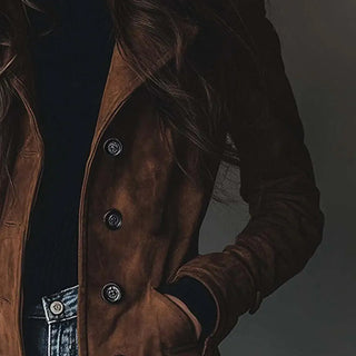 Valerie | Długi płaszcz w stylu vintage