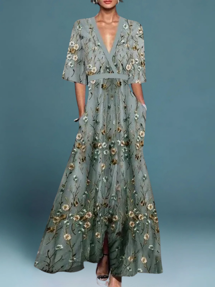 Ava | Elegancka sukienka w kwiaty