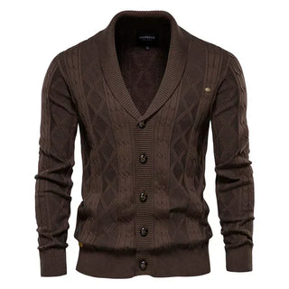 Henry | Męski sweter zapinany na guziki
