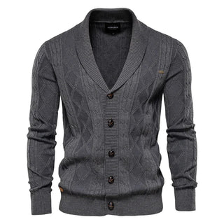 Henry | Męski sweter zapinany na guziki