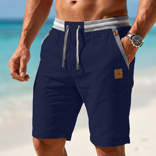 Marcus |  Lekkie Letnie Szorty ze Sznurkiem Do Sciągania