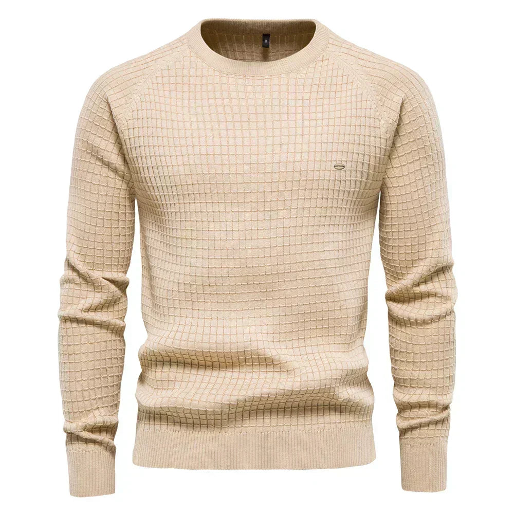 Thomas | Męski sweter w romby