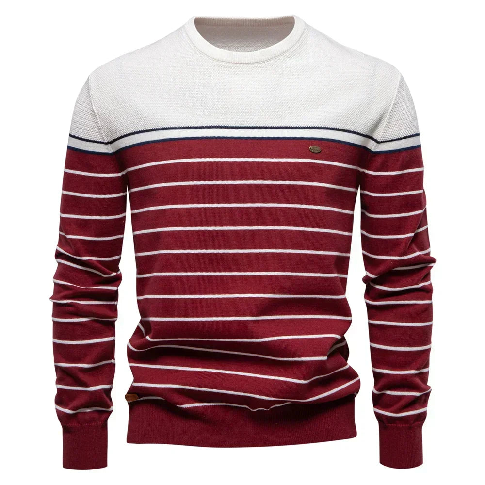 Stephen | Męski sweter w paski