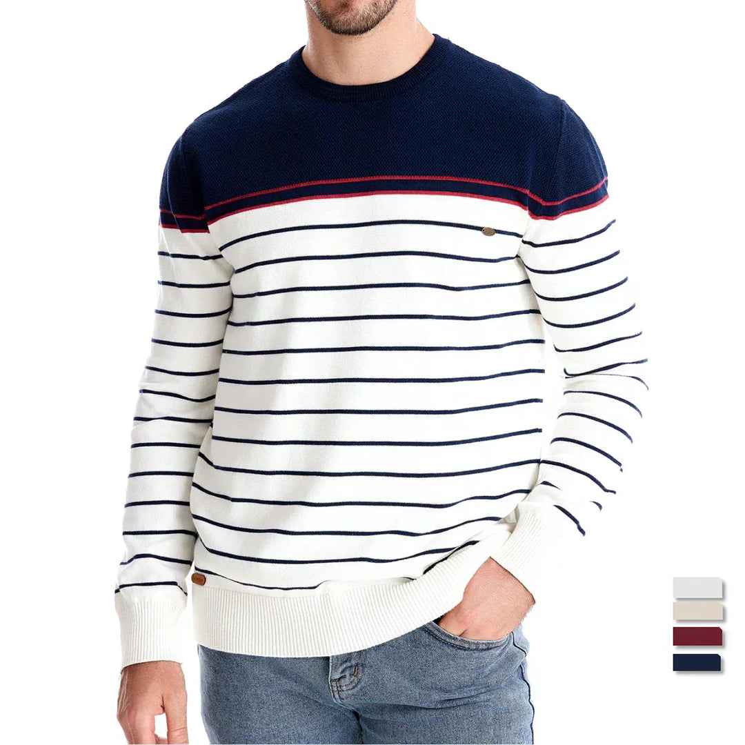 Stephen | Męski sweter w paski
