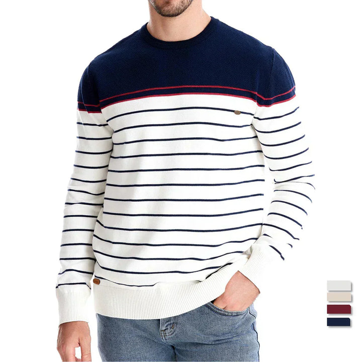 Stephen | Męski sweter w paski