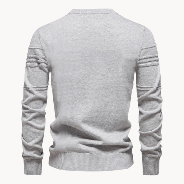 Richard | Stylowy męski sweter w kratę