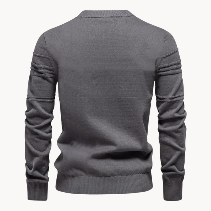 Richard | Stylowy męski sweter w kratę