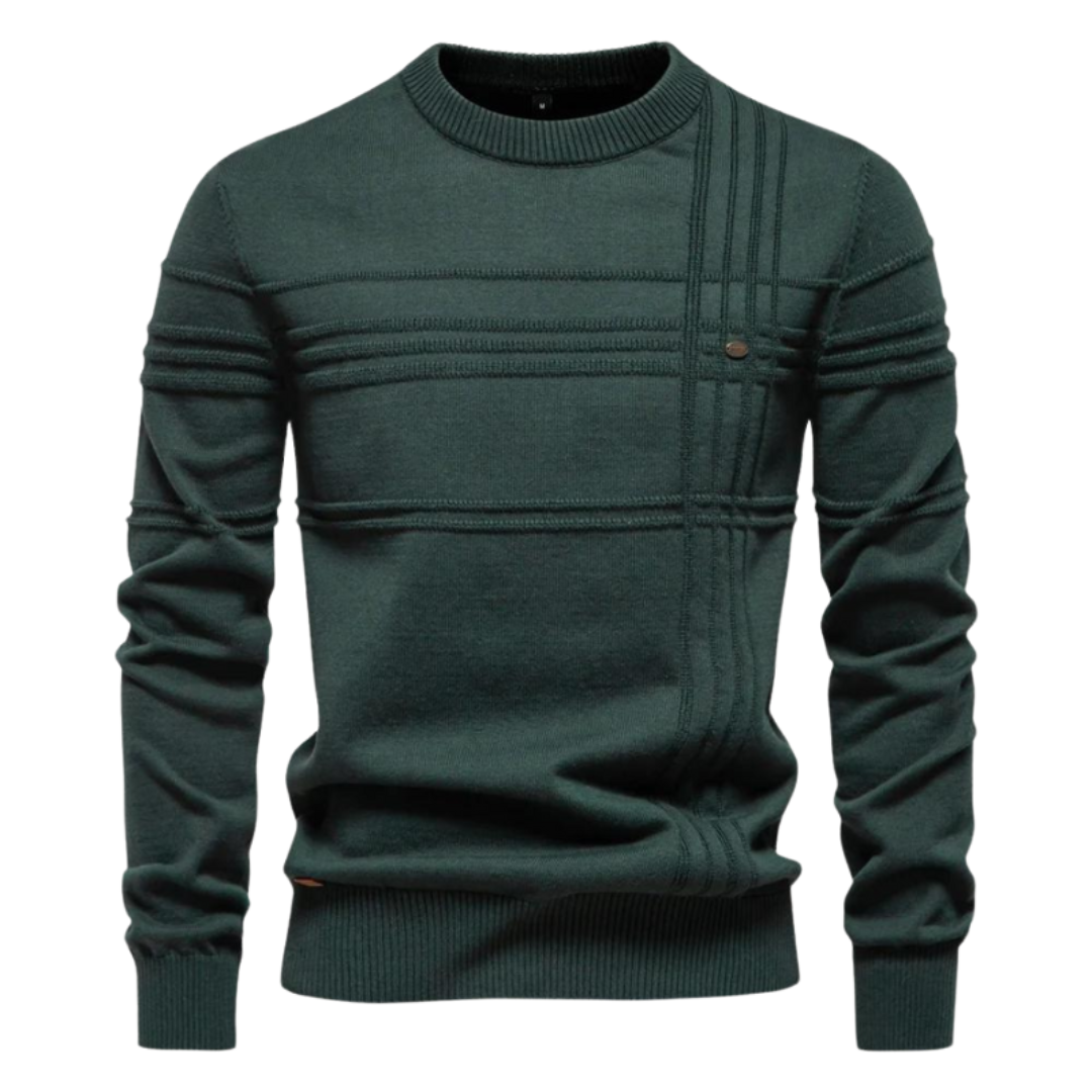 Richard | Stylowy męski sweter w kratę