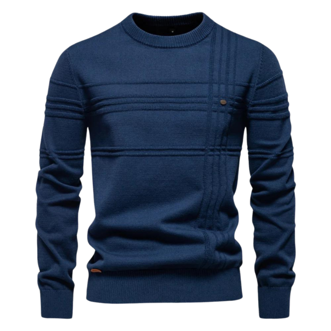 Richard | Stylowy męski sweter w kratę