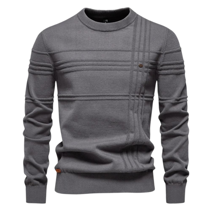 Richard | Stylowy męski sweter w kratę