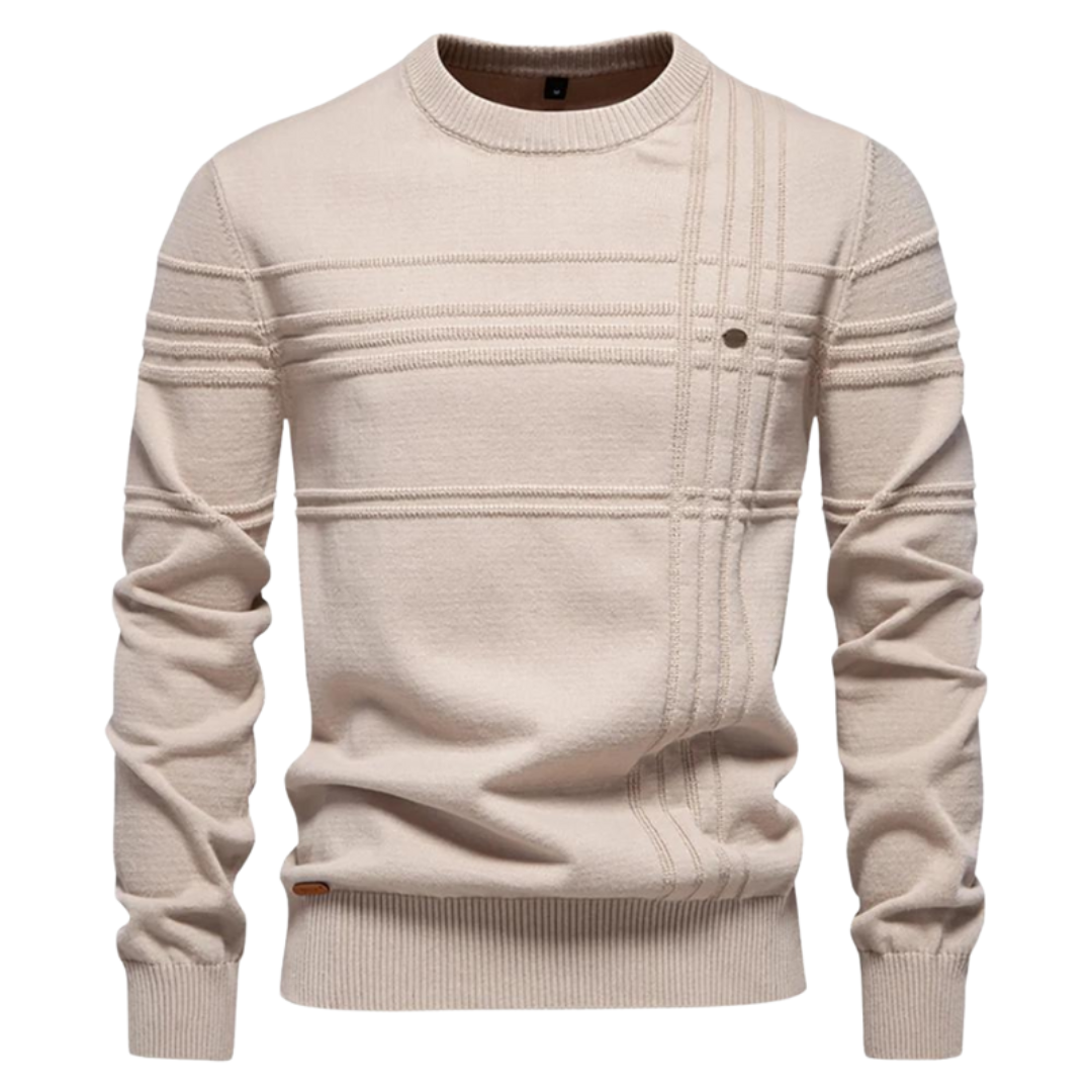 Richard | Stylowy męski sweter w kratę