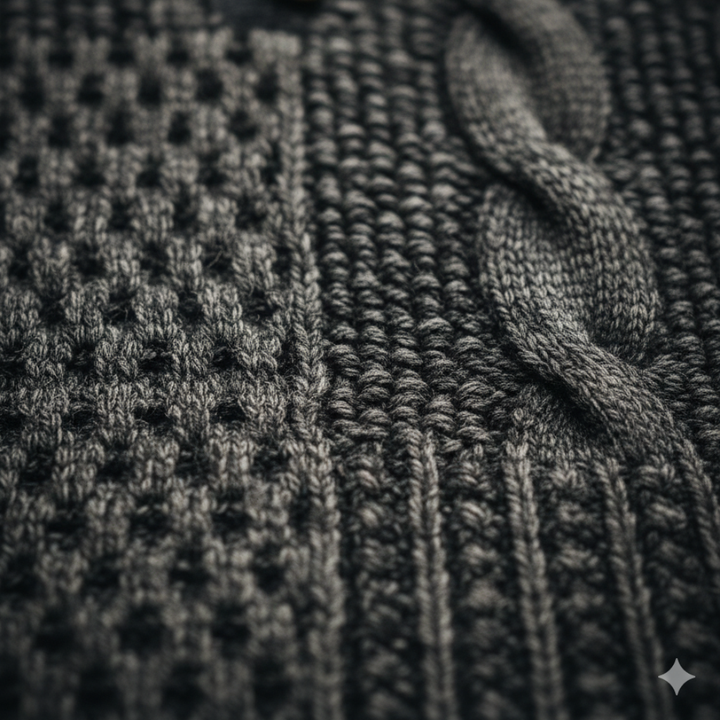 Georges™ | Sweter z nadrukiem w stylu vintage