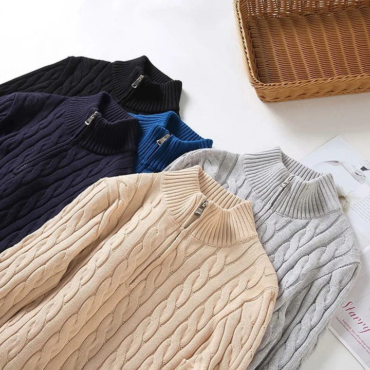 Ford | Sweter z zamkiem w stylu skandynawskim