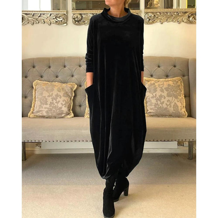 Arianna | Elegancka, stylowa sukienka z wysokim dekoltem