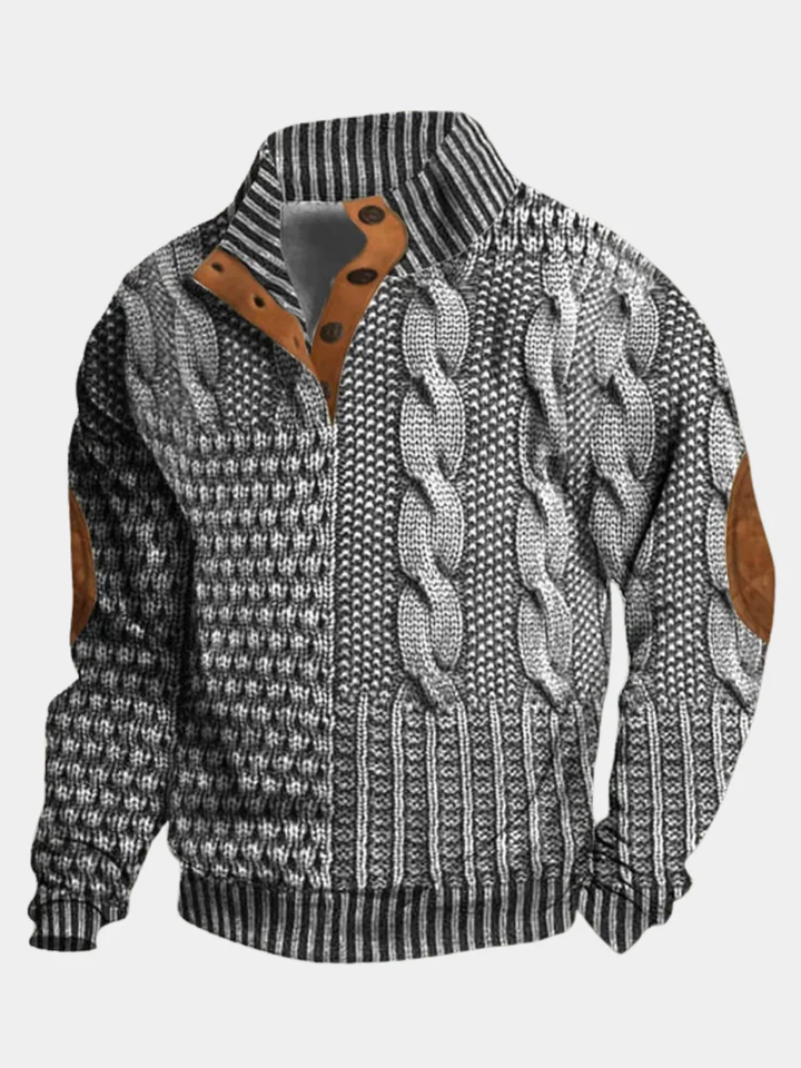 Georges™ | Sweter z nadrukiem w stylu vintage