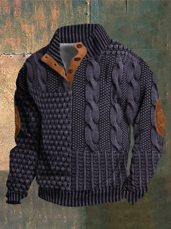 Georges™ | Sweter z nadrukiem w stylu vintage
