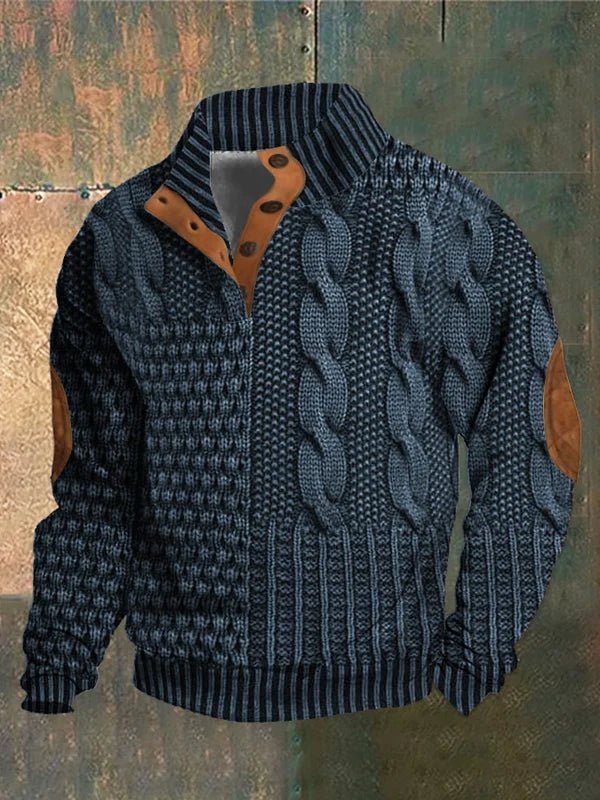 Georges™ | Sweter z nadrukiem w stylu vintage