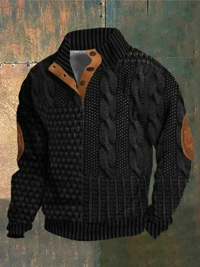 Georges™ | Sweter z nadrukiem w stylu vintage
