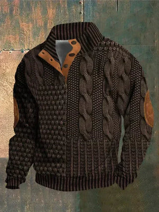 Georges™ | Sweter z nadrukiem w stylu vintage