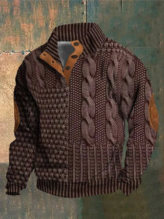 Georges™ | Sweter z nadrukiem w stylu vintage