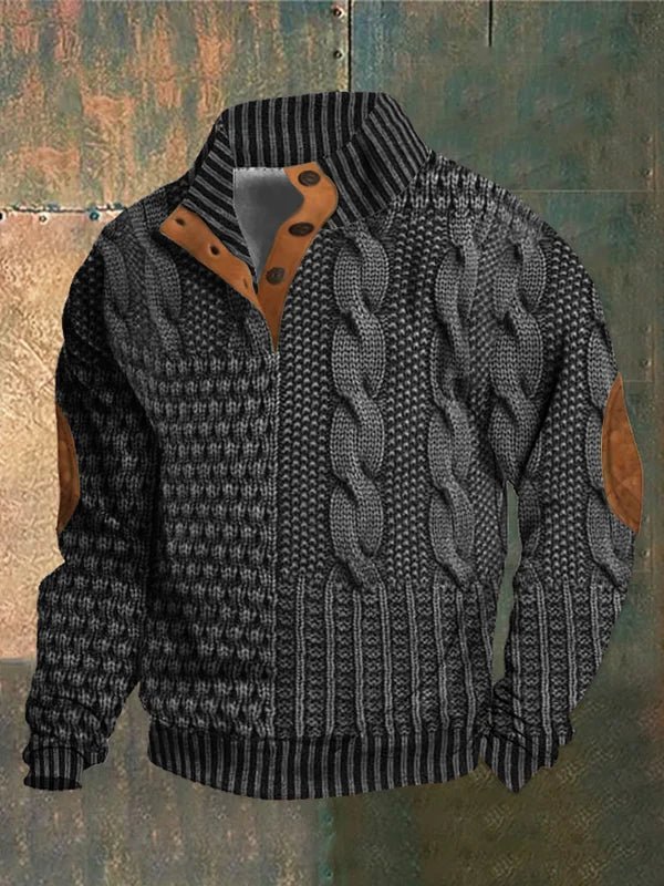 Georges™ | Sweter z nadrukiem w stylu vintage