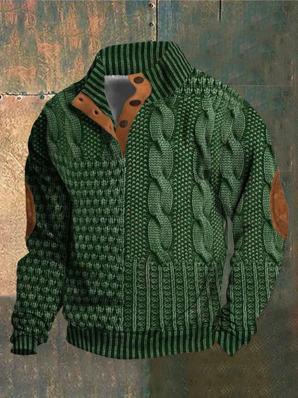 Georges™ | Sweter z nadrukiem w stylu vintage